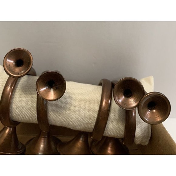 Bugle Trumpet Napkin Rings Hofburg Interiors Set of 4 - Picture 7 of 12